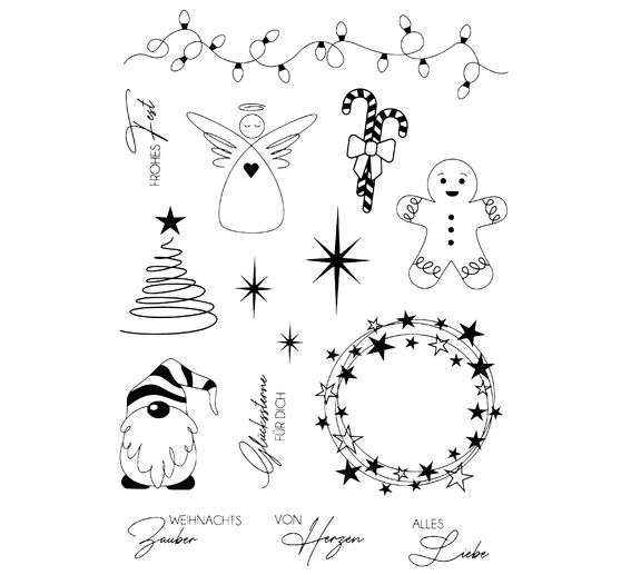 VBS Siliconen stempel "Kerstmagie"