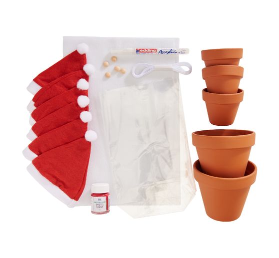 VBS Knutselset "Terracotta pot kerstkabouter"