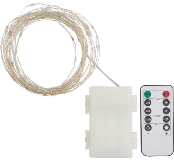Outdoor Micro LED snoer lampie, met afstandsbediening, 100 LED's