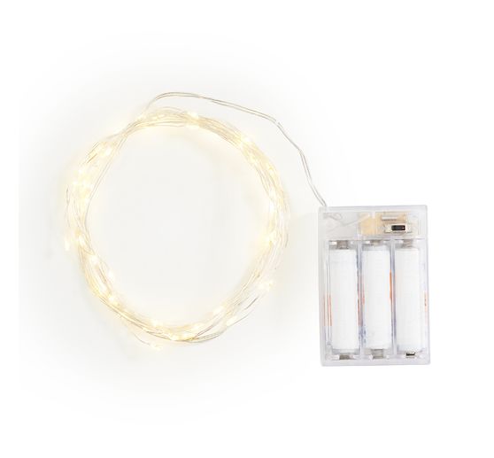 Micro LED snoer lampjes, 5 strengen, met timer