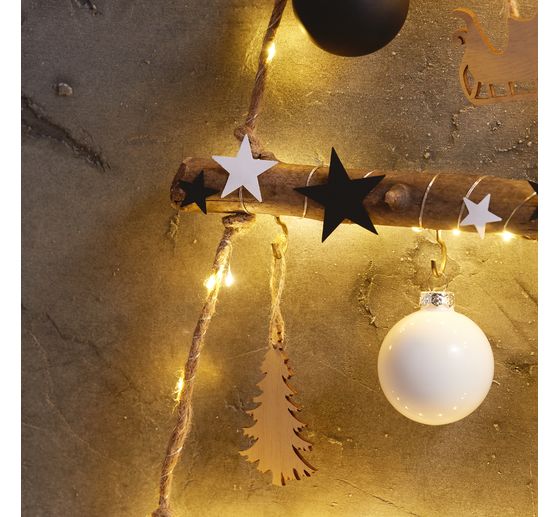 Kerstballen van glas, Ø 5,7 cm