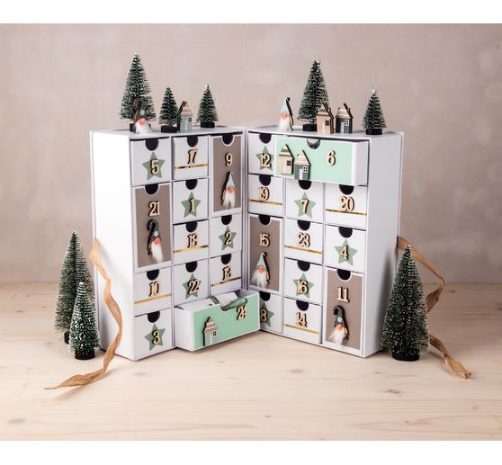 Houten strooidelen "Huismix" met lijmpunt