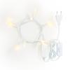 Konstsmide LED Mini Lichtketting met Schakelaar, 10 warm witte diodes