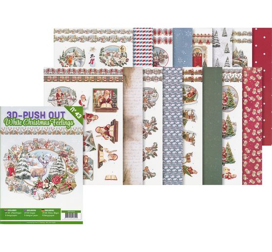 3D Stansveldboek "White Christmas Feelings"