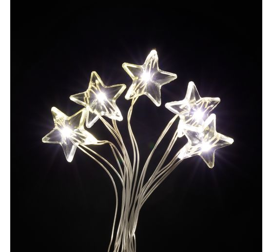 VBS LED Snoer lampjes "Ster", 10 LED's, met timer