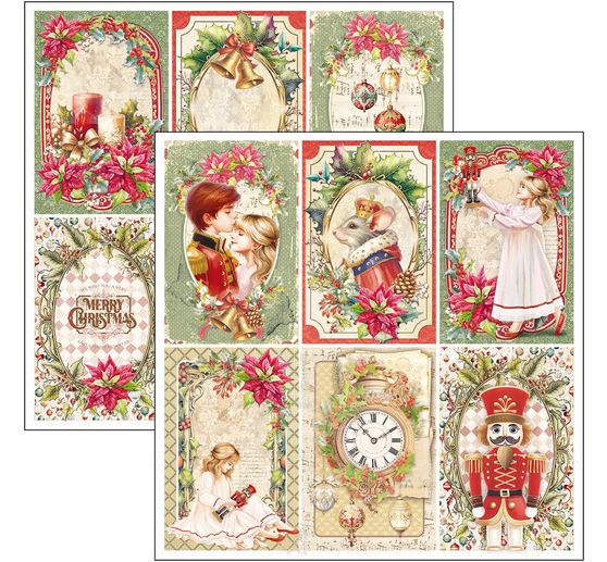 Scrapbook paper "Nutcracker"