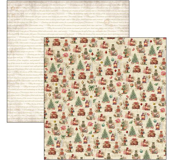 Scrapbook paper "Nutcracker"