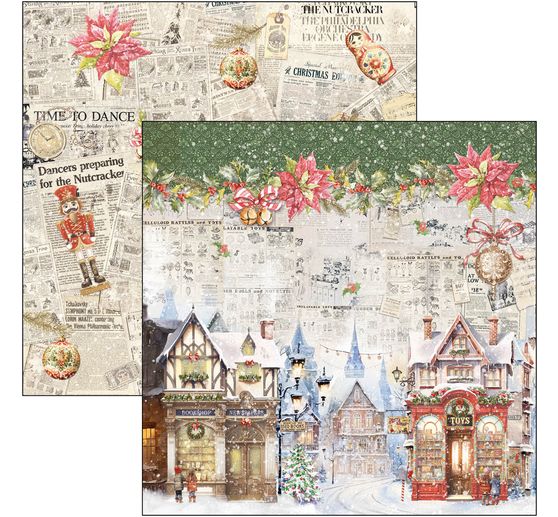 Scrapbook paper "Nutcracker"
