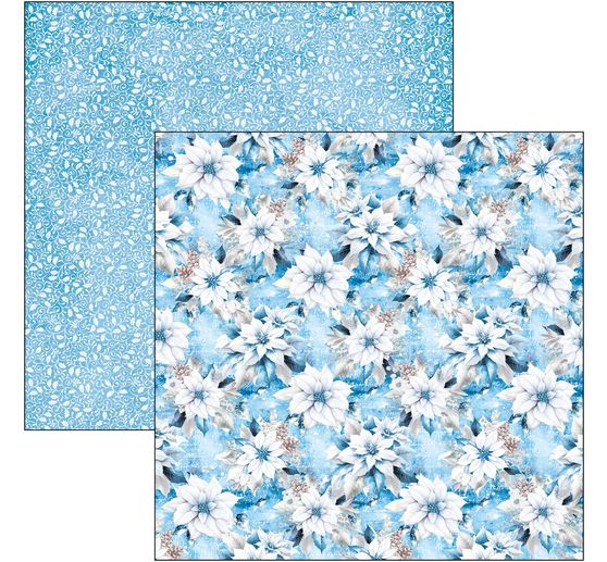 Scrapbook paper "Elegance of Blue"