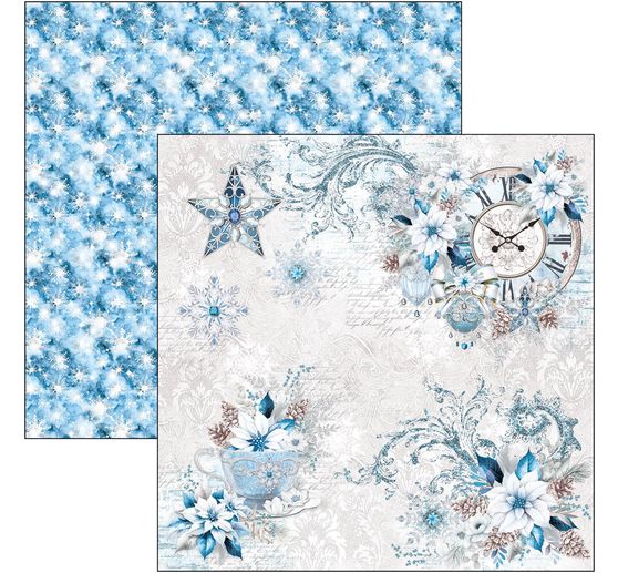 Scrapbook paper "Elegance of Blue"