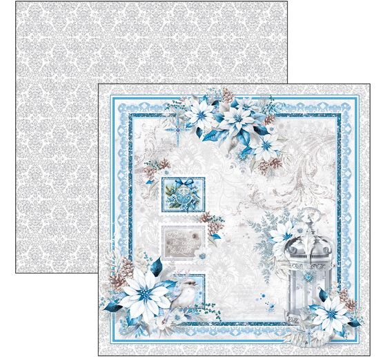 Scrapbook paper "Elegance of Blue"