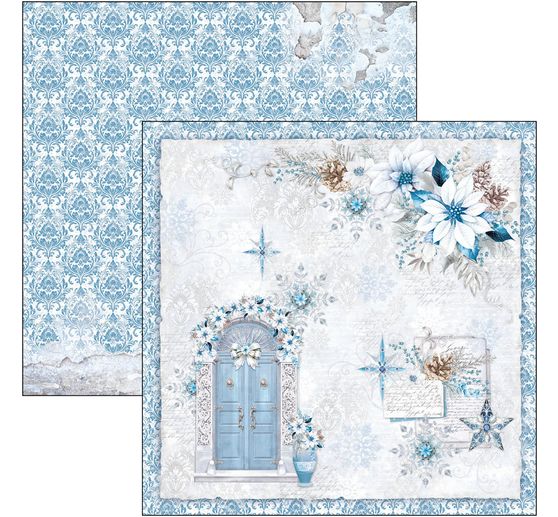Scrapbook paper "Elegance of Blue"
