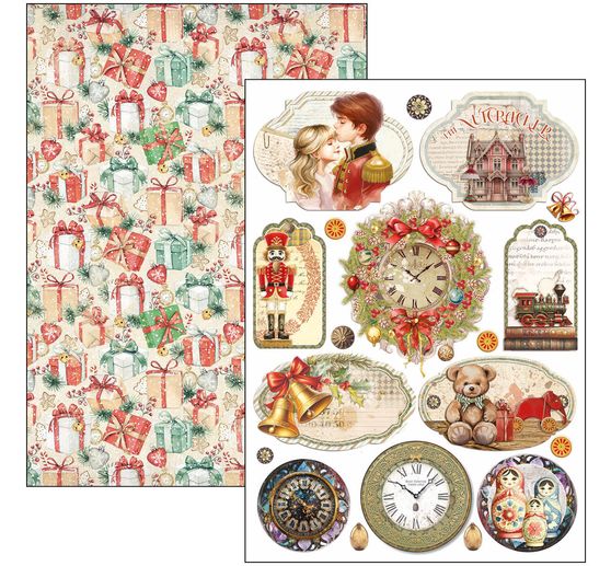 Papier set "Nutcracker"