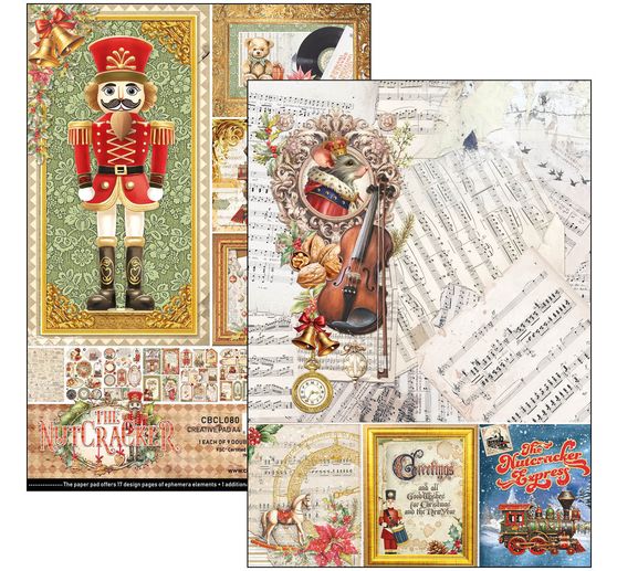 Papier set "Nutcracker"