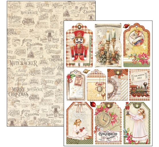 Papier set "Nutcracker"