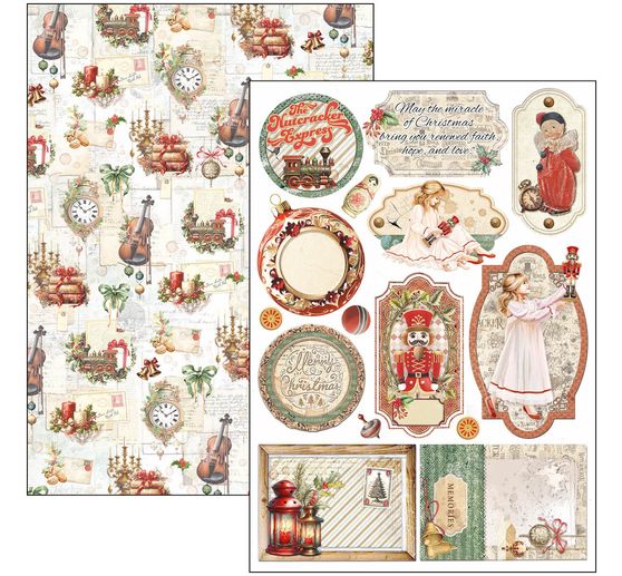 Papier set "Nutcracker"