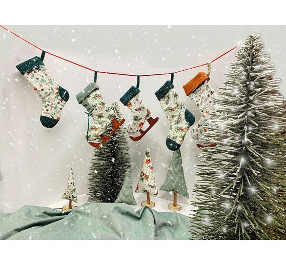 Westfalenstoffe Cotton fabric Rothenburg "Christmas specials"