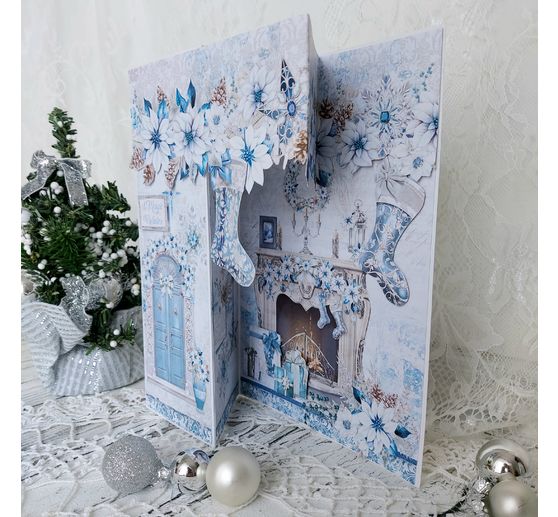 Scrapbook paper "Elegance of Blue"
