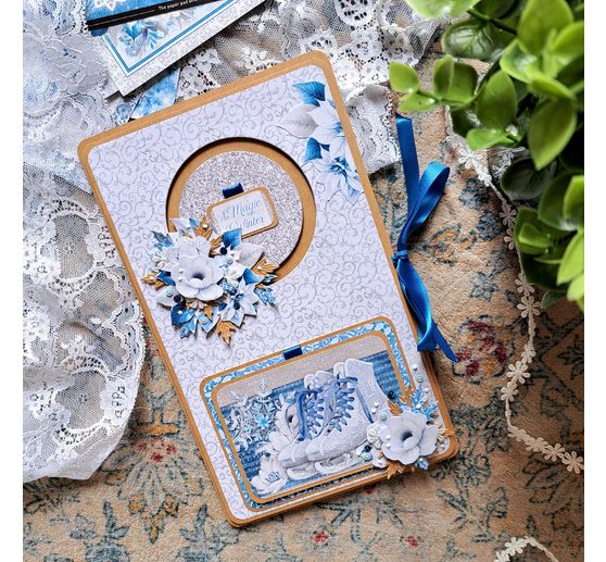 Scrapbook paper "Elegance of Blue"
