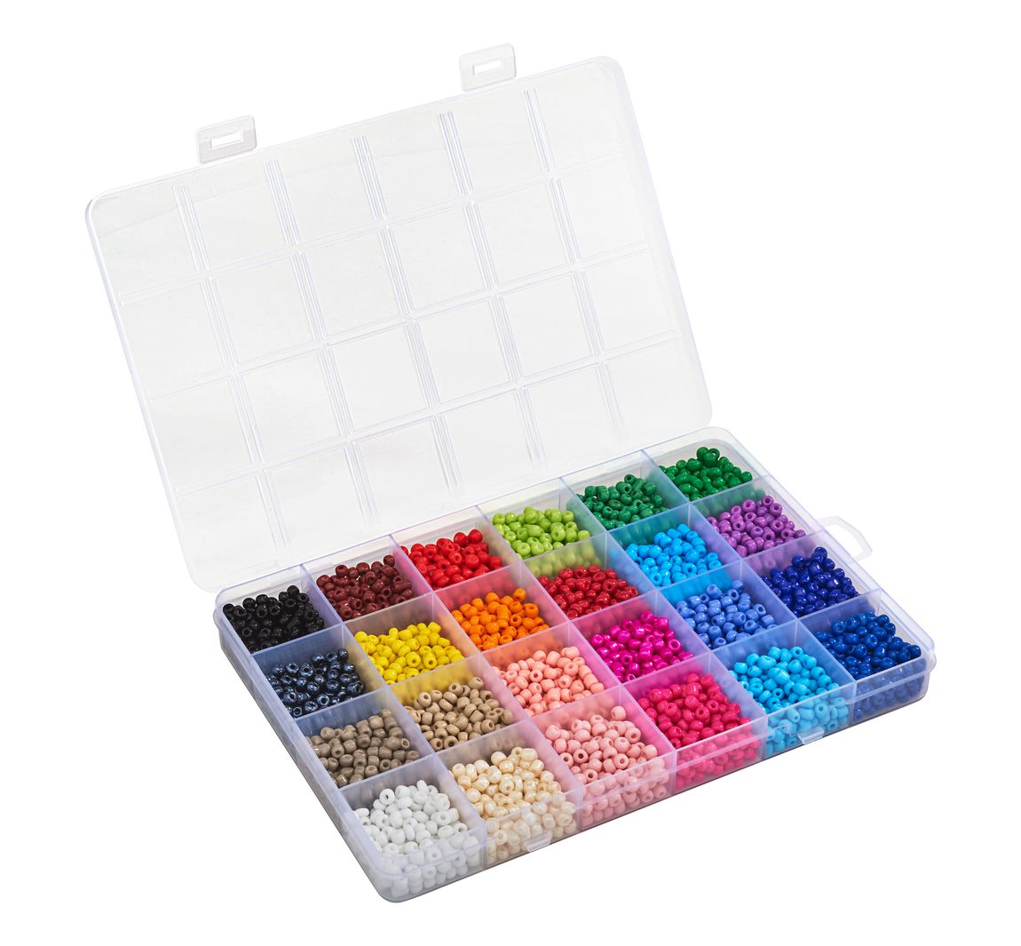 VBS Glazen kralen set "Rocailles"