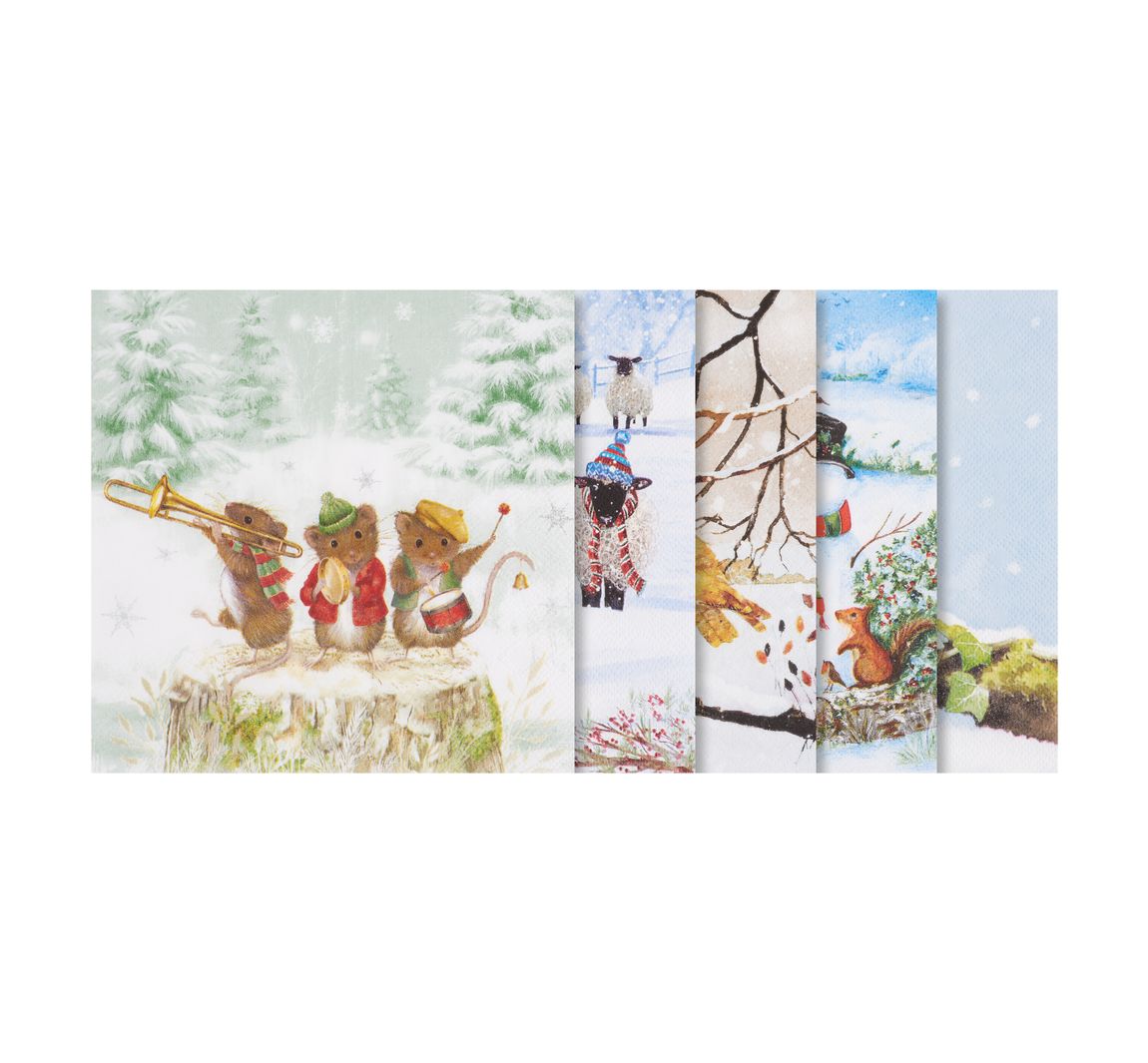 VBS Servetten set "Wintertime"