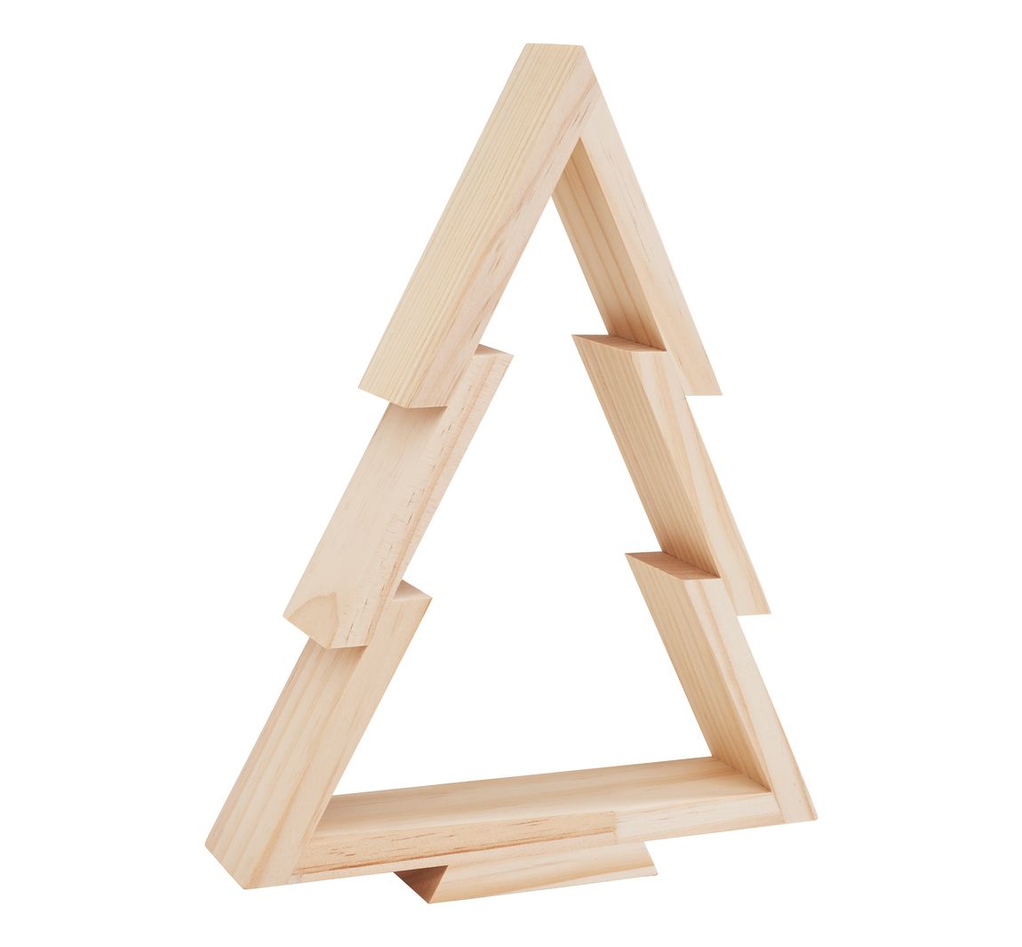 VBS Houten kerstboom