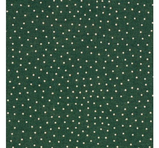 Westfalenstoffe Katoenen stof "Dots Groen-Beige"