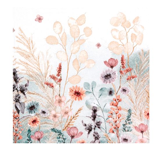 Servet "Flowers Natural"
