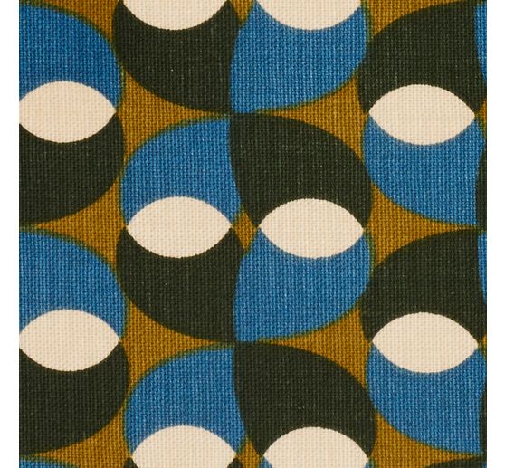 Half panama stof "Retro Art"