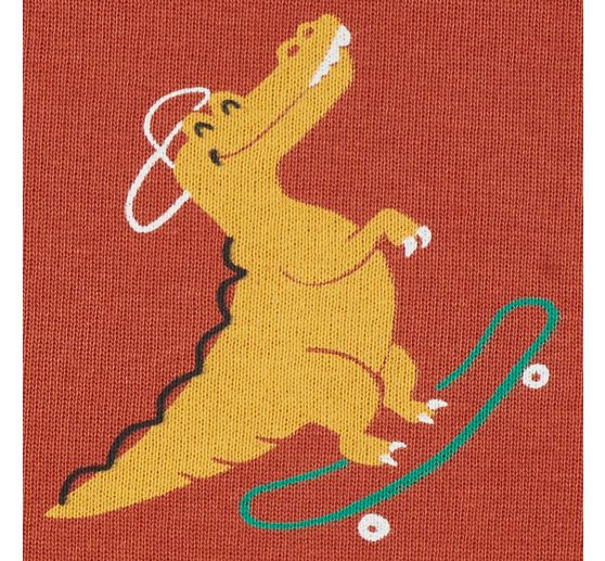 Sweat stof "Dinos and Crocodile"