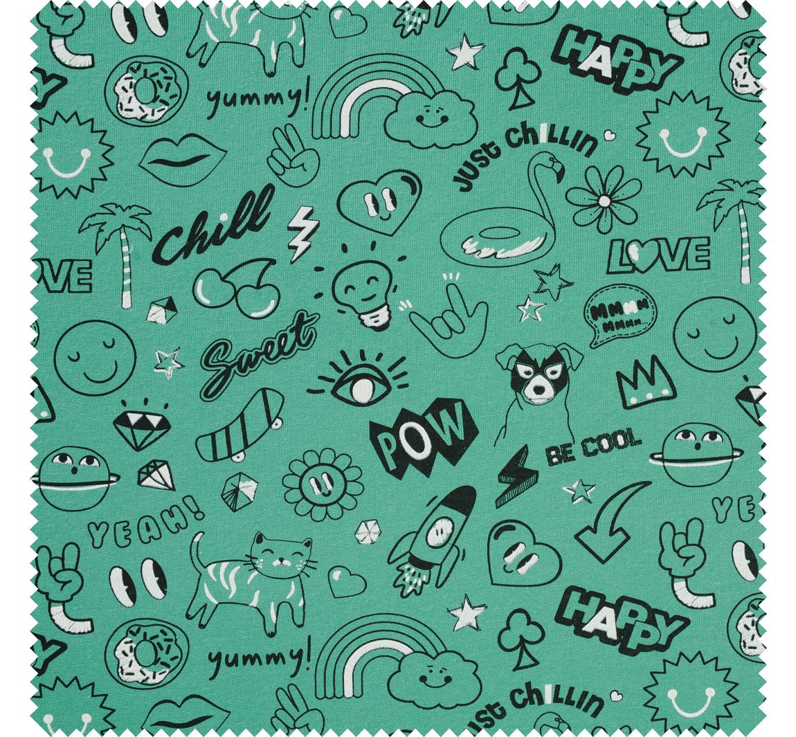 Sweat stof "Be Cool"