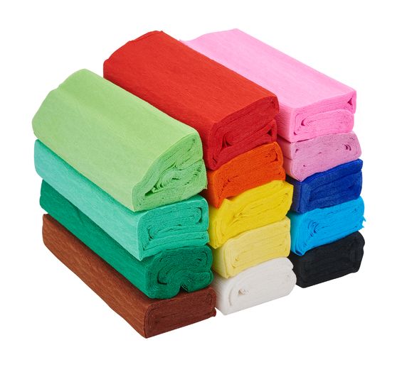 VBS Crêpepapier set, geassorteerde kleuren