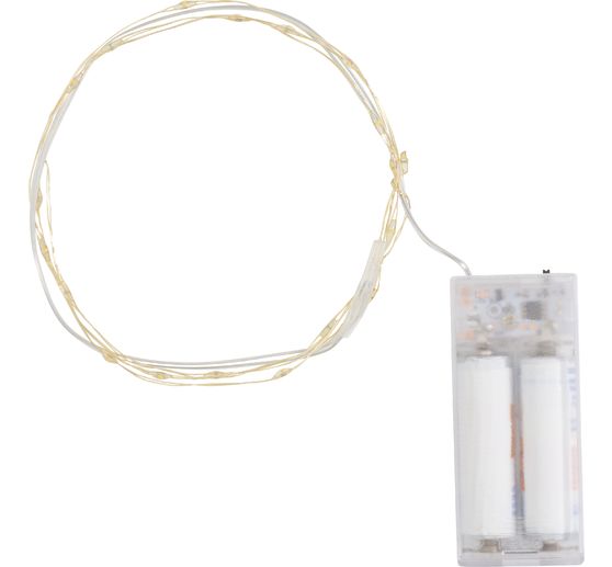 Micro LED snoer lampjes met timer 6/18u, 20 LED's