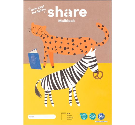 share Kleurplaat A4, 100 vellen
