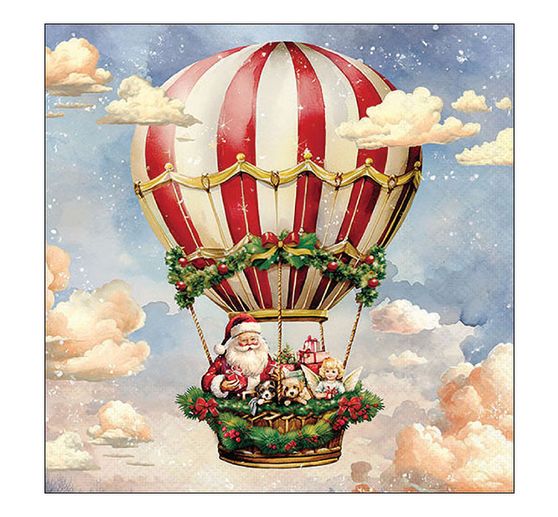 Servet "Santa's Air Balloon"