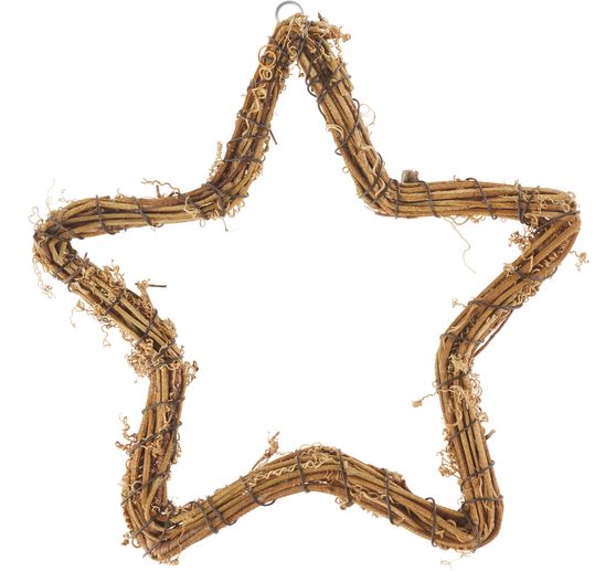 Rotan ster om op te hangen, natuurlijk