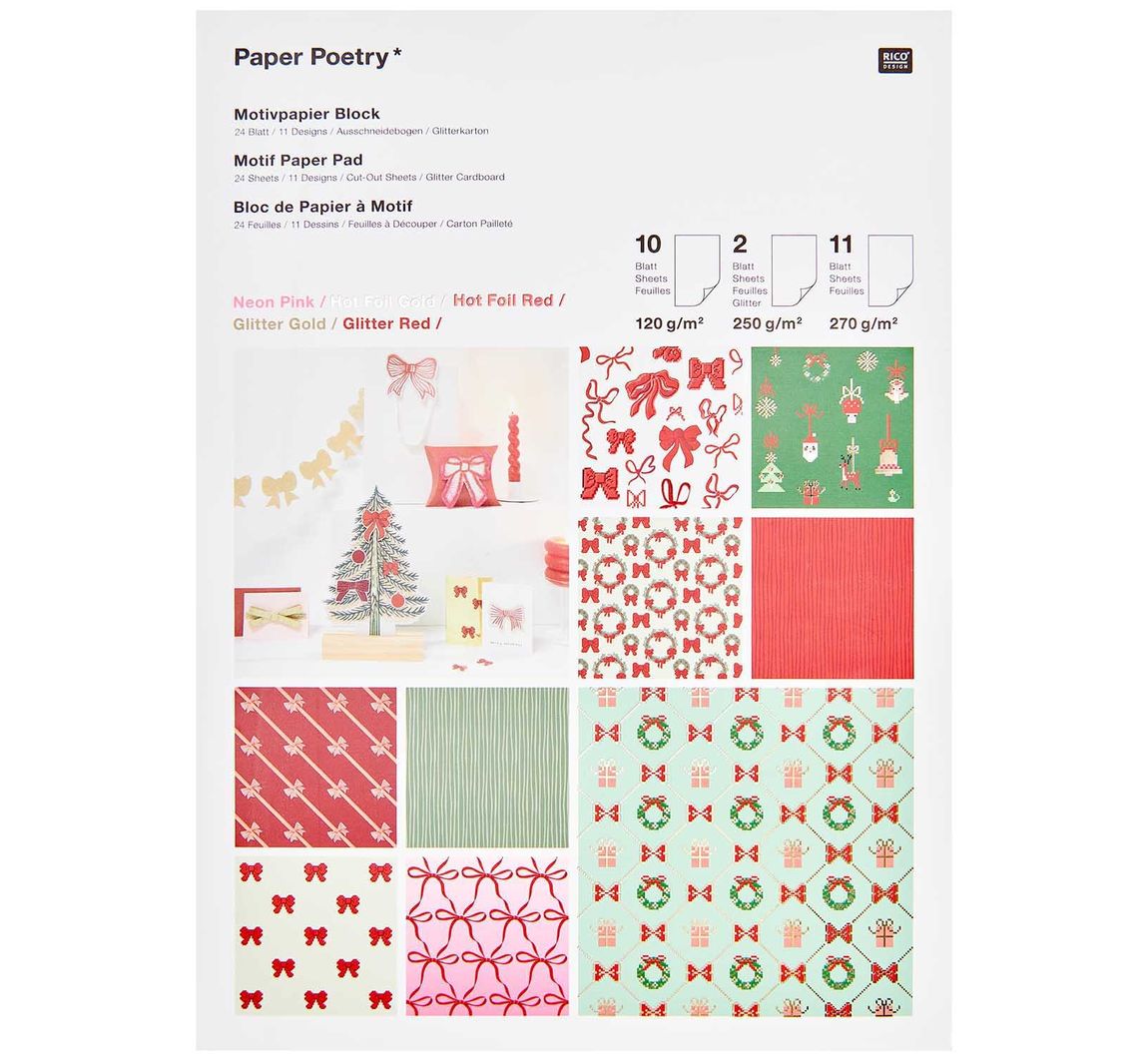 Knutsel papier blok "Put A Bow On It!"
