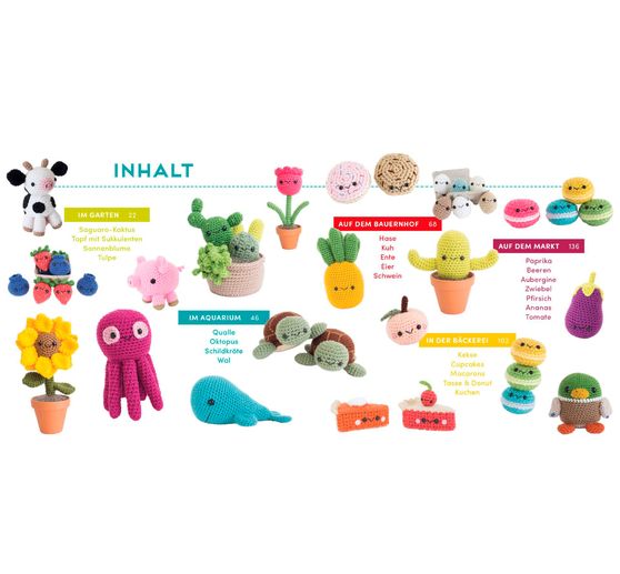 Boek "Meine kunterbunte Amigurumi-Welt - super einfach 25 niedliche Figuren häkeln"