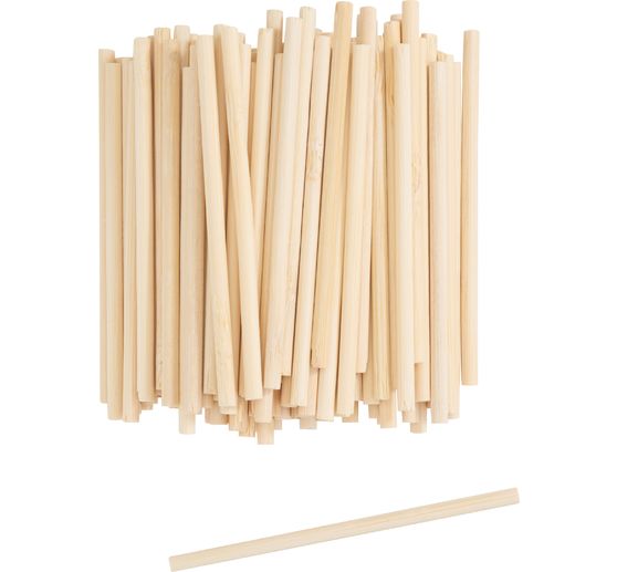 VBS Ronde staven van bamboe, 100 stuks