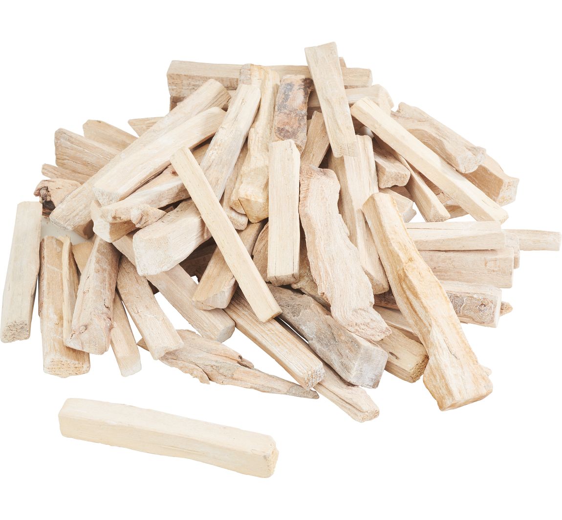 Houten stukken, Wit gewassen