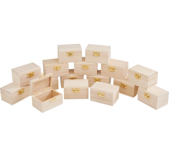 VBS Houten kistje, 16 stuks