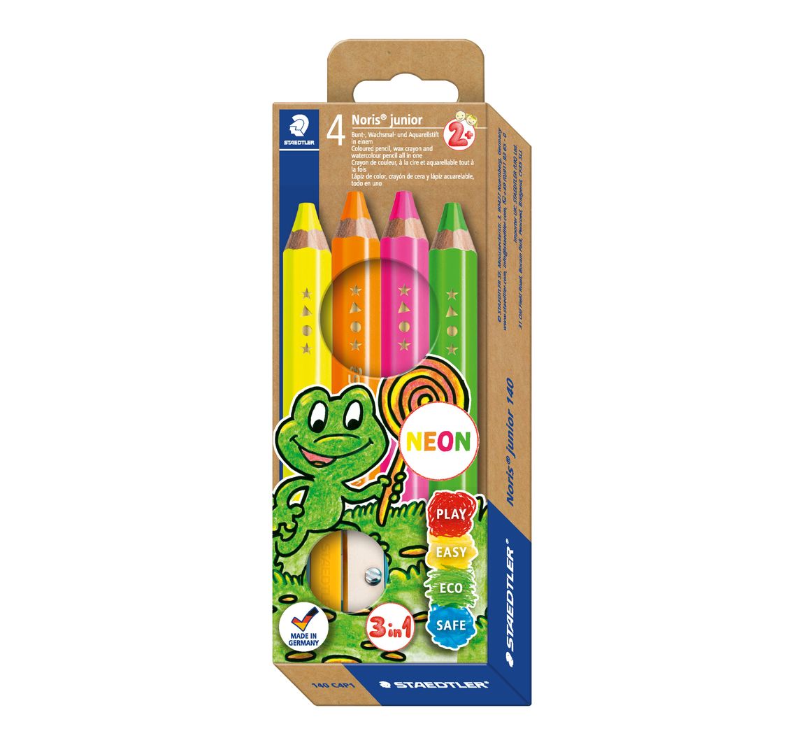 Noris junior Kleurpotloden "Neon"