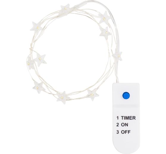 VBS LED Snoer lampjes "Ster", 10 LED's, met timer