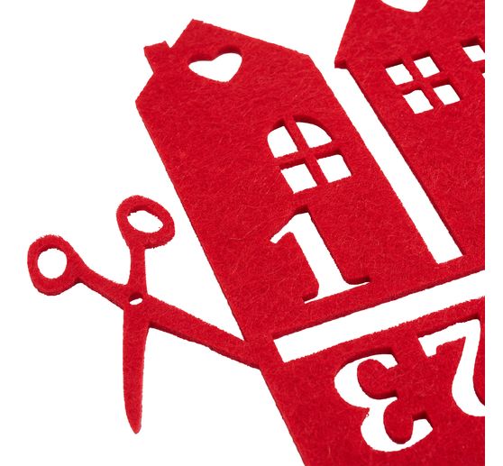 VBS Advent numbers "Felting houses"