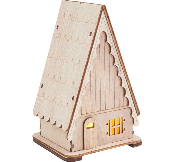 VBS Houten bouwpakket "Dakhuis", incl. LED'