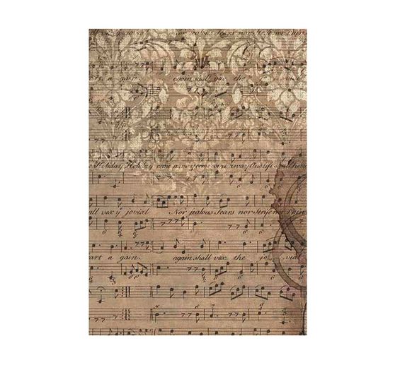 Motif straw silk backgrounds "Music"