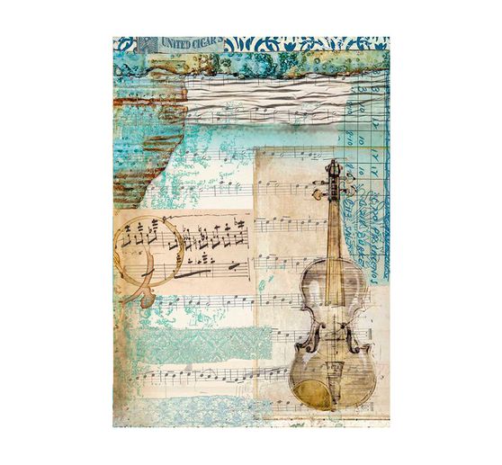 Motif straw silk backgrounds "Music"