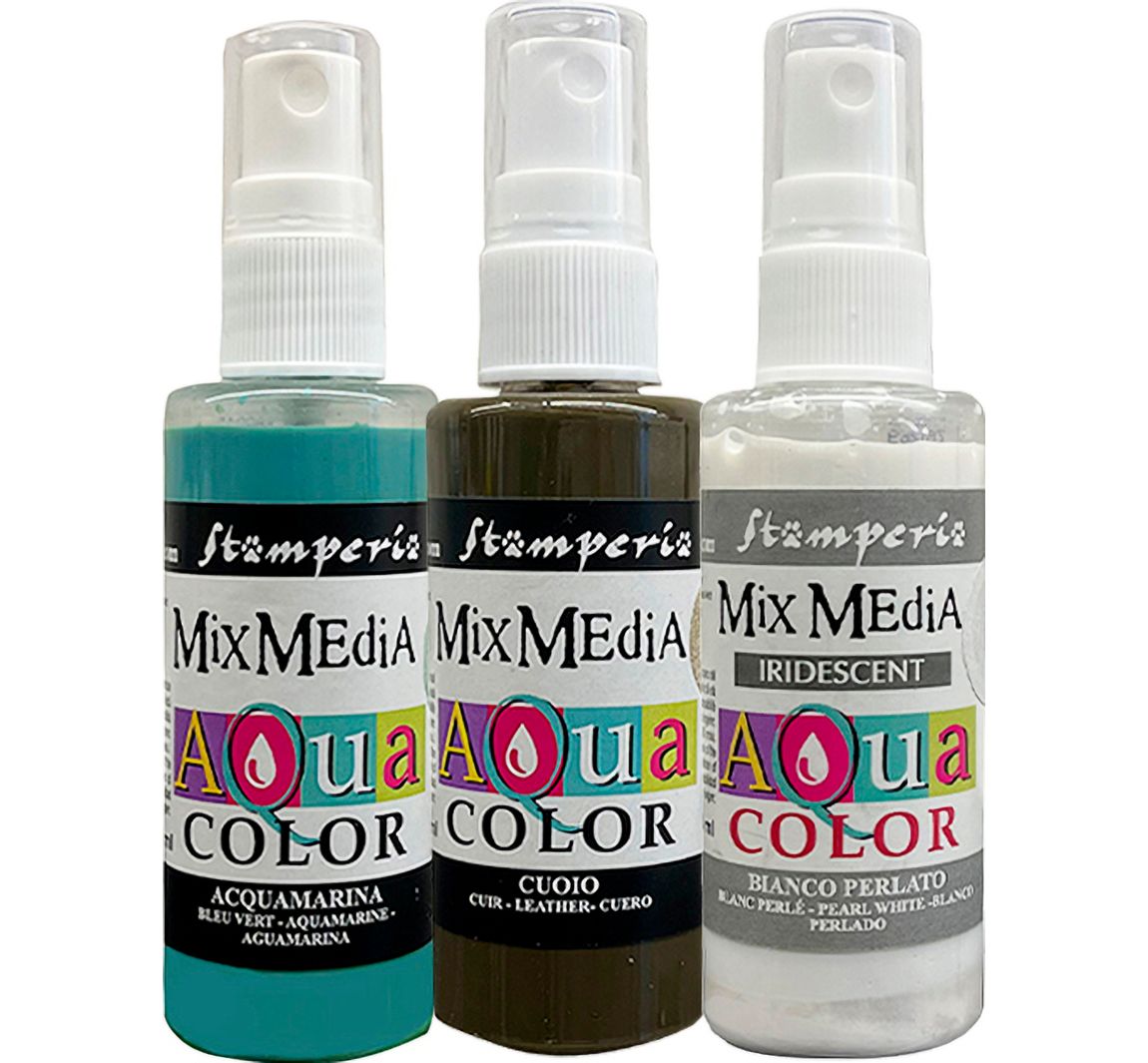 Stamperia Aquacolor "Dewdrops", set van 3