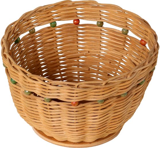 VBS Knutselset Rotan "Mand met houten kralen"