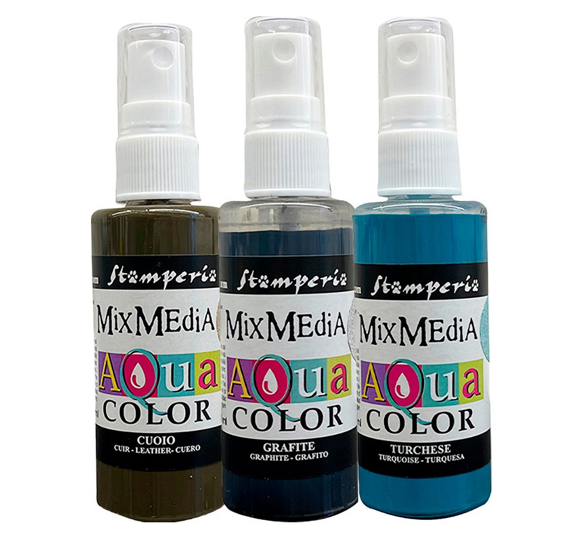 Stamperia Aquacolor "Alterego", set van 3